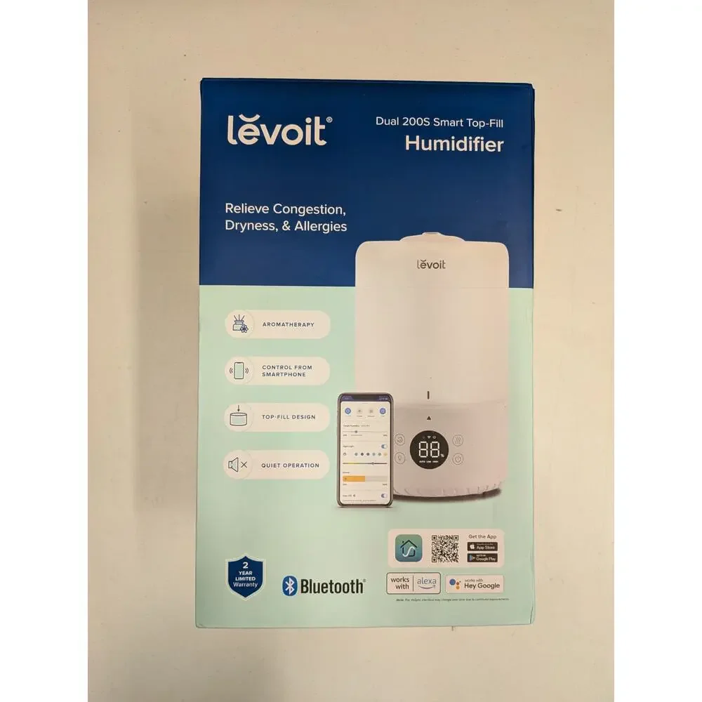 Levoit Smart Humidifier 3L Top Fill WiFi App Control Essential Oil Diffuser - Picture 1 of 4